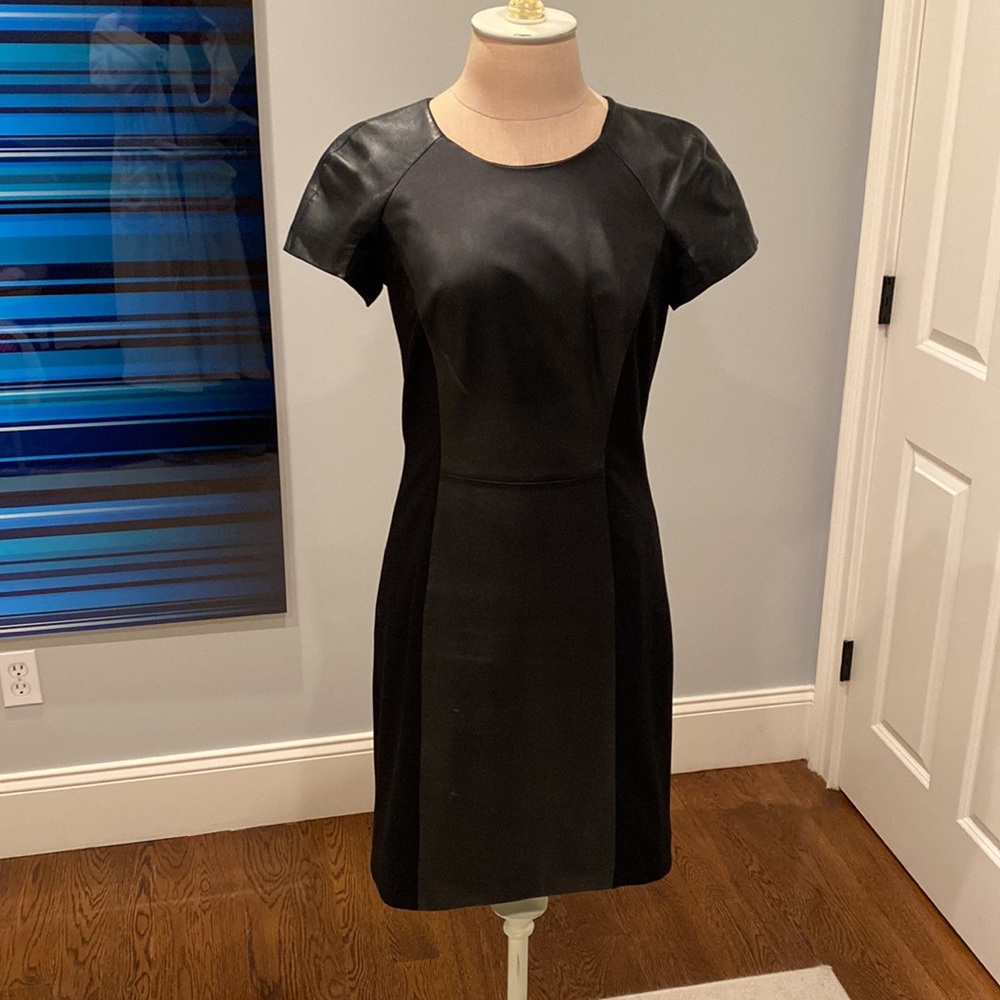 Leather dress